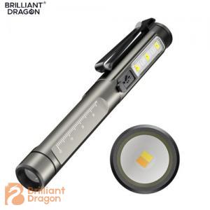 Multi-function Inspection UV Torch Light Car Repair Pocket Working Measure Pen Light LED Medical Rechargeable Pen Flashlight