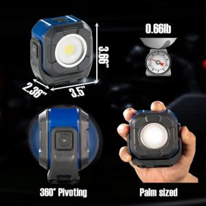 Versatile Dual-Sided Work Light with COB & SMD | Rechargeable, Mountable & Power Output Versatile Dual-Sided Work Light with COB & SMD | Rechargeable, Mountable & Power Output