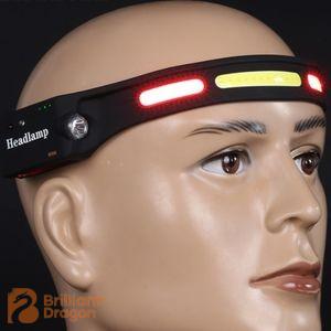 360 degree light rechargeable headlamp with sensor switch