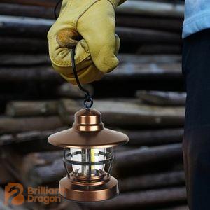 3AAA Battery 3COB mini camping lantern with metal hook
