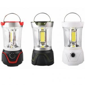 3D Battery COB Camping Lantern with Dimmer Switch & Compass