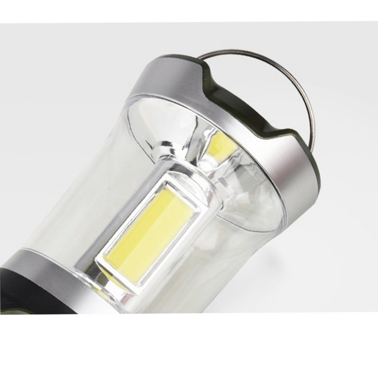 3D Battery COB Camping Lantern with Dimmer Switch & Compass