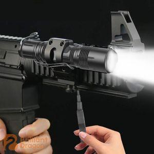 Aluminum rechargeable 1100lumen XHP50 LCD indication torch