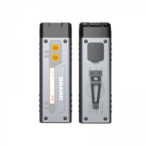 COB Mini Portable Multifunction Flashlight with Magnet Clip 3 Work Modes For Emergency Work  