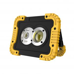 Portable Rechargeable High Quality Waterproof Work Lamp Dual COB Light Work Lamp with Battery Indication for Emergency Work Lamp  