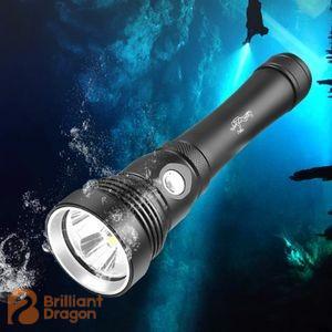 High lumen 3pcs XHP70 2200lumen rechargeable diving  torch