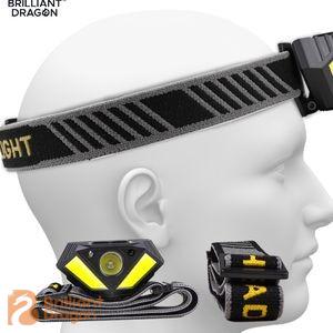 Hot Selling USB Rechargeable LED Headlamp Lightweight Head Torch Light with Motion Sensor for Running Hiking Repairing