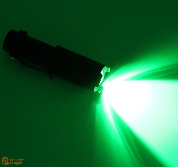 LED Aluminum Colorful Clip Torch
