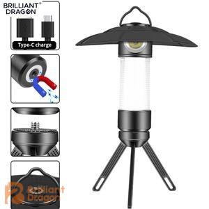 Multi-function Camping Lantern with Magnetic Base Lantern 5 Lighting Modes Led Flashlights Emergency Lamp