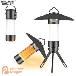 Multi-function Camping Lantern with Magnetic Base Lantern 5 Lighting Modes Led Flashlights Emergency Lamp