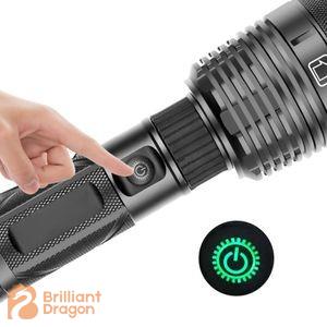 Multi function 1500lumen XHP70 18650 rechargeable torch
