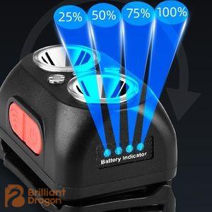 Multi function fishing head lamp with tri color led