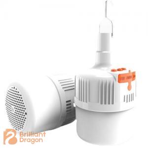 Multi function rechargeable bulb with hook & bluetooth speaker Multi function rechargeable bulb with hook & bluetooth speaker