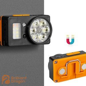 Multi function rechargeable head lamp with magnet & hook