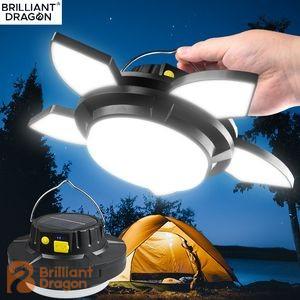 New design Outdoor waterproof rechargeable solar LED tent Emergency Camping lights lantern