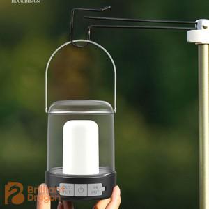 Outdoor dual color rechargeable camping lamps