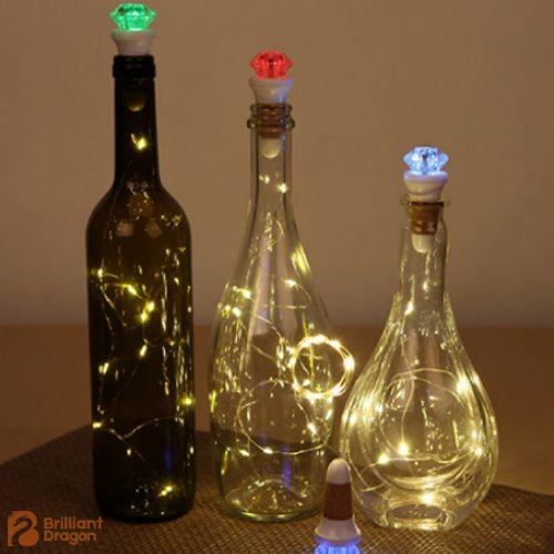 Rechargeable bottle lights