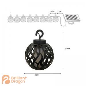 Solar Flame Ball String Lights Solar Flame Ball String Lights