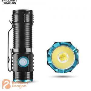 new products Super Bright 1000 High Lumens Rechargeable Compact LED Lightweight Pocket Mini Flashlight with Clip