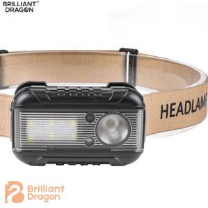 USB C Rechargeable Headlamp Motion Sensor Outdoor Hunting Soft Work Light 6 Modes Head Lamp Headlight With Adjustable Headband
