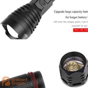  XHL90 2500lumen zoomable aluminum rechargeable torch