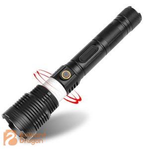 XHP70 2500lumen high power zoom flashlight