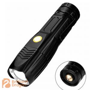 Zooming Rechargeable 26650 Battery Flashlight with Safety Hammer Waterproof IP65